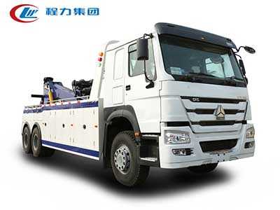 重汽后八輪一拖一清障車