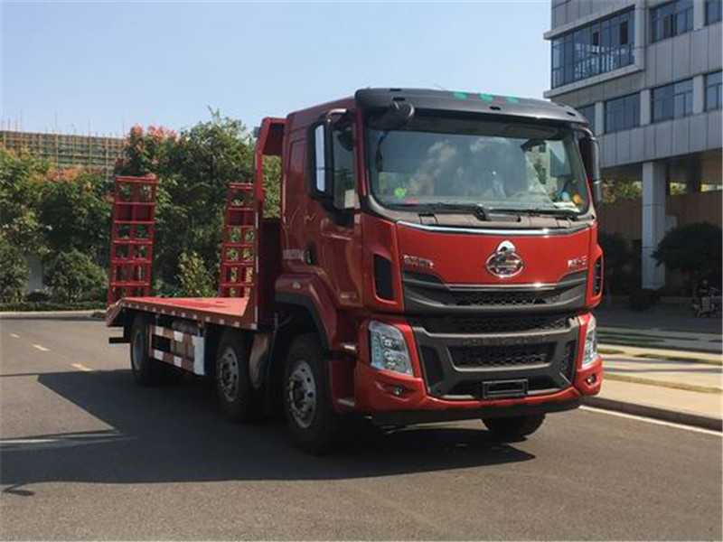 國六柳汽小三軸平板運輸車